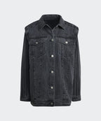 ADIDAS ADIDAS Adilenium 3 Denim Shirt Jacket - Black
