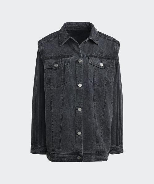ADIDAS ADIDAS Adilenium 3 Denim Shirt Jacket - Black