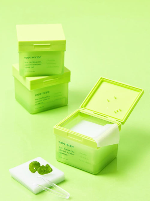 PAPARECIPE PAPARECIPE Real Centella Cica Cooling Water Fit Toner Pad