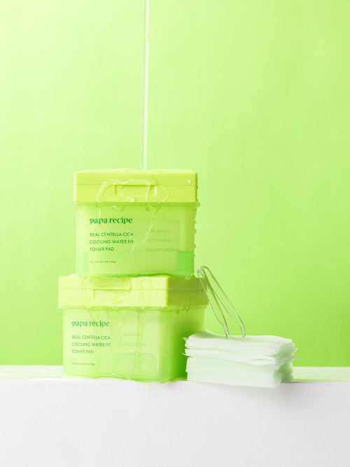 PAPARECIPE PAPARECIPE Real Centella Cica Cooling Water Fit Toner Pad