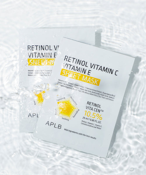 APLB APLB Retinol Vitamin C Vitamin E Sheet Mask 10 packs