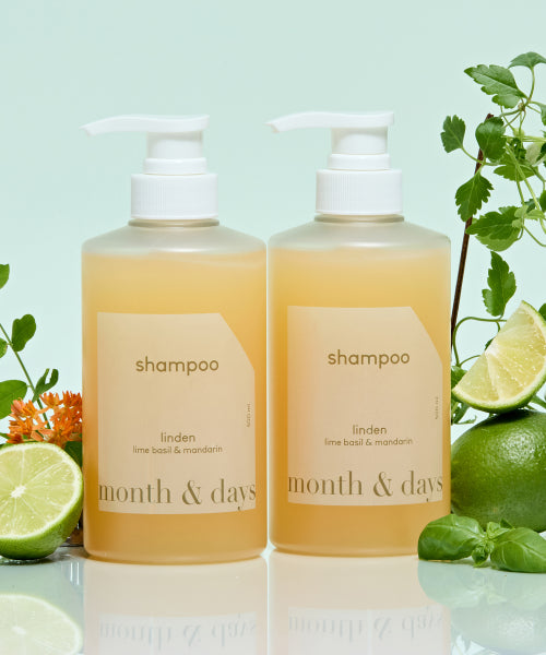 MONTHNDAYS Perfume Care Shampoo Linden Lime & Basil 500ml x 2