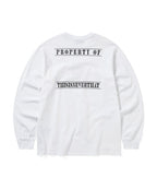 THISISNEVERTHAT THISISNEVERTHAT Monogram L/S Tee White