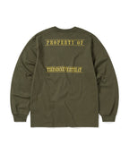 THISISNEVERTHAT THISISNEVERTHAT Monogram L/S Tee Olive