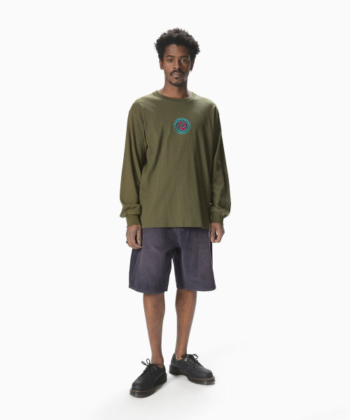 THISISNEVERTHAT THISISNEVERTHAT Monogram L/S Tee Olive