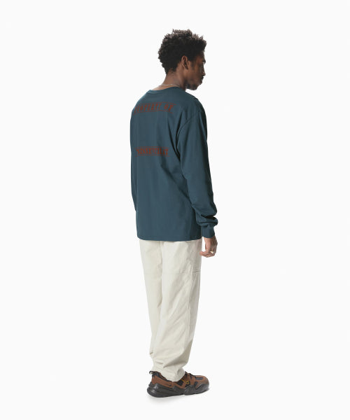 THISISNEVERTHAT THISISNEVERTHAT Monogram L/S Tee Light Navy