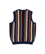 THISISNEVERTHAT THISISNEVERTHAT Striped Knit Vest Navy