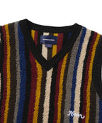 THISISNEVERTHAT THISISNEVERTHAT Striped Knit Vest Black