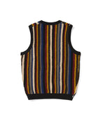 THISISNEVERTHAT THISISNEVERTHAT Striped Knit Vest Black