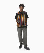 THISISNEVERTHAT THISISNEVERTHAT Striped Knit Vest Black