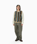 THISISNEVERTHAT THISISNEVERTHAT Striped Knit Vest Unisex