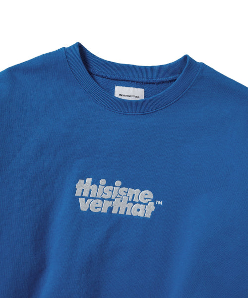 THISISNEVERTHAT THISISNEVERTHAT OL-Logo Crewneck Blue