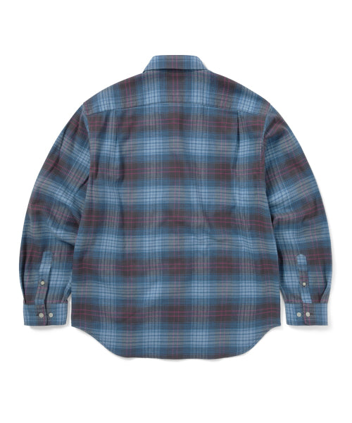 THISISNEVERTHAT THISISNEVERTHAT Flannel Check Shirt Blue