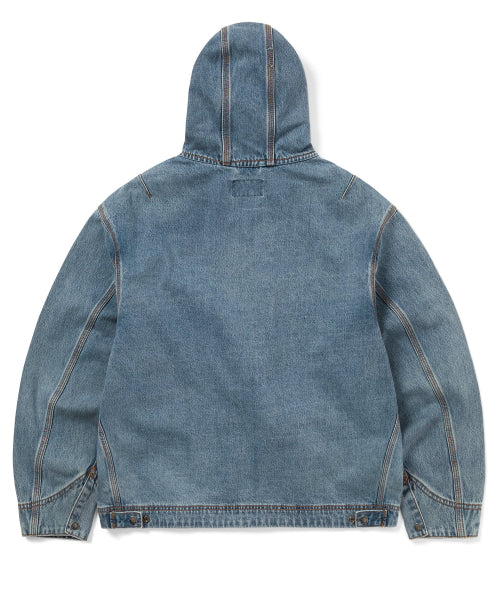THISISNEVERTHAT THISISNEVERTHAT Washed Carpenter Jacket Washed Blue