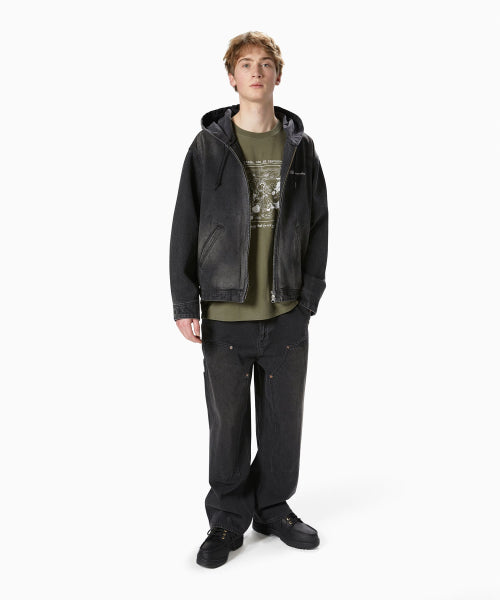 THISISNEVERTHAT THISISNEVERTHAT Washed Carpenter Jacket Black