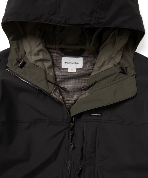THISISNEVERTHAT THISISNEVERTHAT Nylon Anorak Parka Black