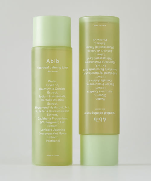 Abib Houttuynia cordata calming toner skin booster 200ml (2 units) (+4 Houttuynia cordata pads)