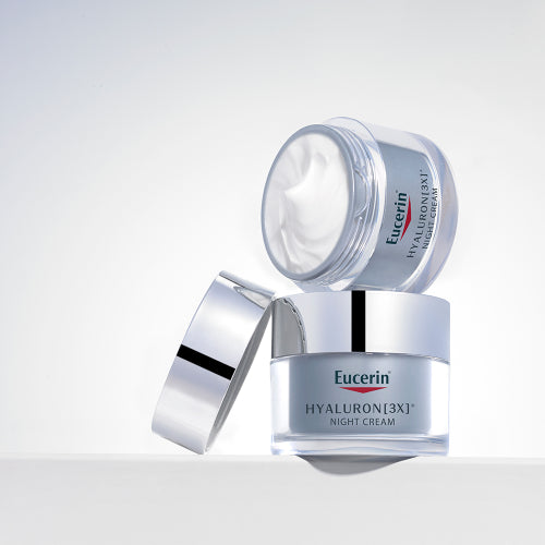 EUCERIN Hyaluron 3X Night Cream 50ml + Epicelin Serum 7ml provided