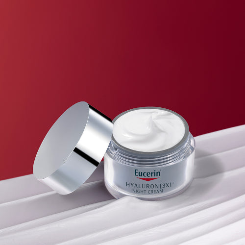 EUCERIN Hyaluron 3X Night Cream 50ml + Epicelin Serum 7ml provided