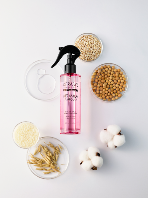 KERASYS Kerasys Keramide Extreme Damage No-Wash Treatment 200ml*2 packs + Heat Damage Treatment Mutt 200ml as a gift