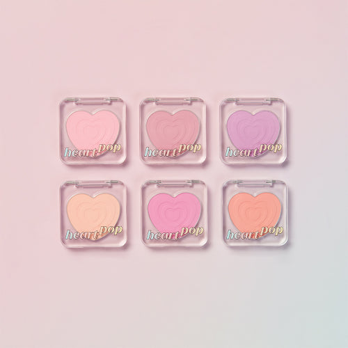ETUDE ETUDE Heart Pop Blusher - Cool Pink