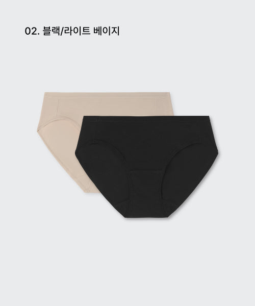 MUSINSA STANDARD WOMAN MUSINSA STANDARD WOMAN Women's Cotton Panties 2 Pack