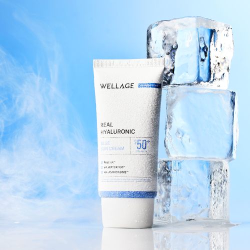Wellage Real Hyaluronic Blue Sun Cream 50ml SPF50+/PA++++