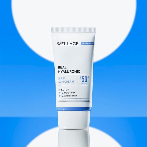 Wellage Real Hyaluronic Blue Sun Cream 50ml SPF50+/PA++++