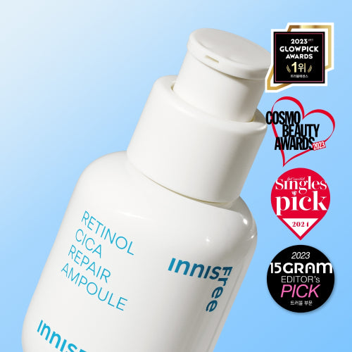 innisfree [Free gift] (Large capacity) Retinol cica trace ampoule 2 x 50mL + 4 x 10mL