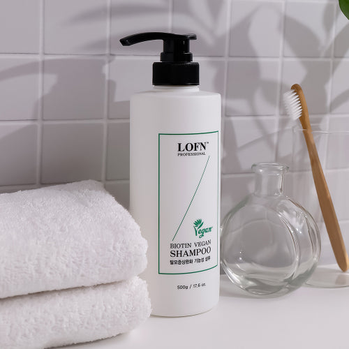 LOFN Biotin Vegan Shampoo 500g x 2
