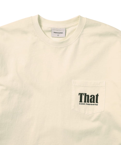 THISISNEVERTHAT THISISNEVERTHAT That Pocket L/S Tee Ivory