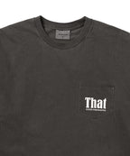 THISISNEVERTHAT THISISNEVERTHAT That Pocket L/S Tee Charcoal