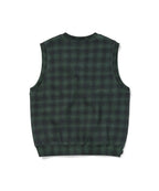 THISISNEVERTHAT THISISNEVERTHAT T.N.T. Classic HDP V Neck Vest Shadow Plaid