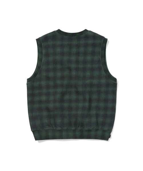 THISISNEVERTHAT THISISNEVERTHAT T.N.T. Classic HDP V Neck Vest Shadow Plaid