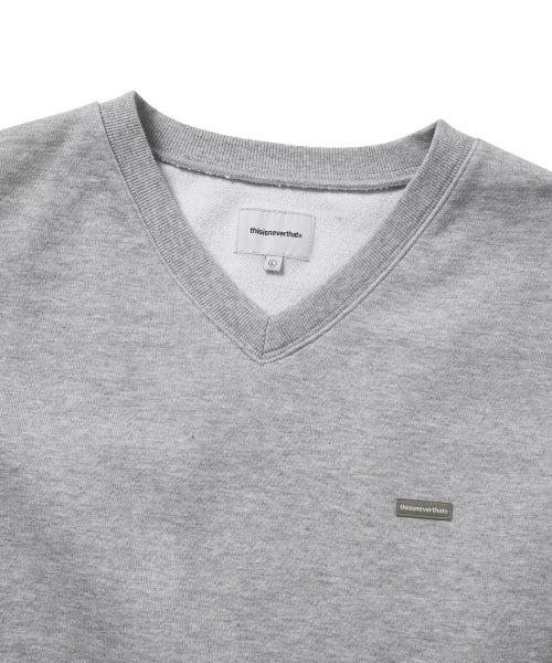 THISISNEVERTHAT THISISNEVERTHAT T.N.T. Classic HDP V Neck Vest Heather Grey