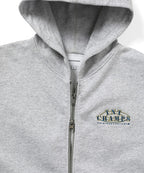 THISISNEVERTHAT THISISNEVERTHAT Sleeveless Zip Up Hoodie Heather Grey