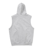 THISISNEVERTHAT THISISNEVERTHAT Sleeveless Zip Up Hoodie Heather Grey