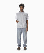 THISISNEVERTHAT THISISNEVERTHAT Sleeveless Zip Up Hoodie Heather Grey