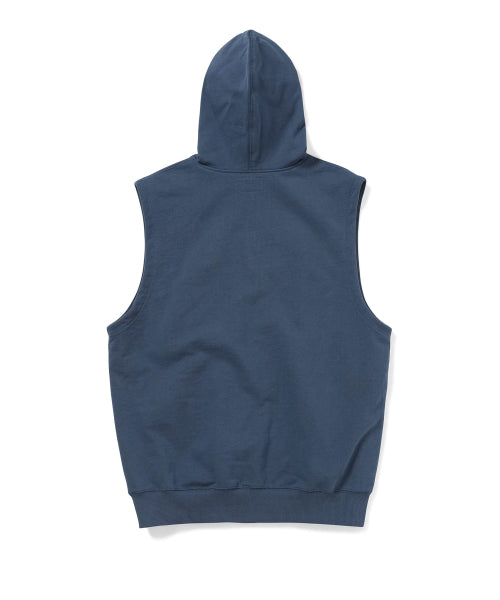 THISISNEVERTHAT THISISNEVERTHAT Sleeveless Zip Up Hoodie Deep Water