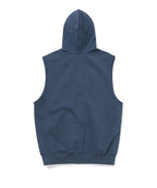 THISISNEVERTHAT THISISNEVERTHAT Sleeveless Zip Up Hoodie Deep Water