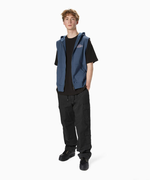 THISISNEVERTHAT THISISNEVERTHAT Sleeveless Zip Up Hoodie Deep Water