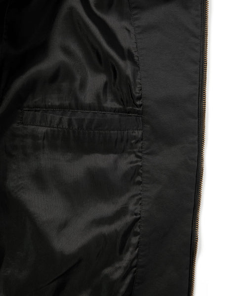 THISISNEVERTHAT THISISNEVERTHAT Faded Stadium Jacket Black