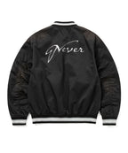 THISISNEVERTHAT THISISNEVERTHAT Faded Stadium Jacket Black