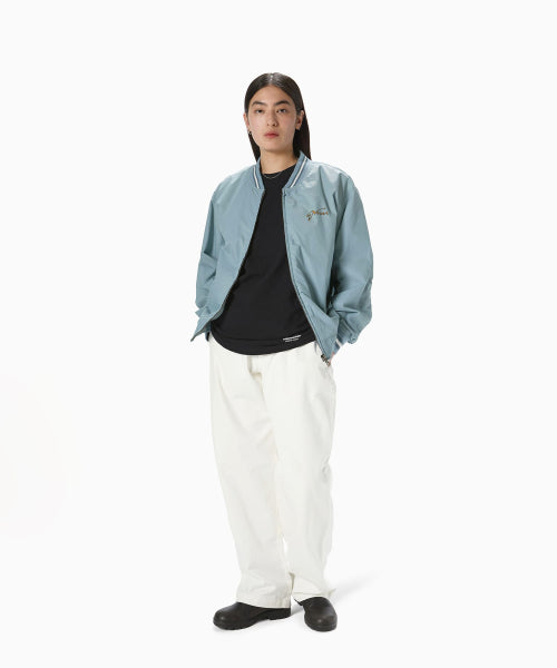 THISISNEVERTHAT THISISNEVERTHAT Faded Stadium Jacket Blue