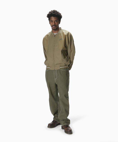 THISISNEVERTHAT THISISNEVERTHAT Faded Stadium Jacket Beige