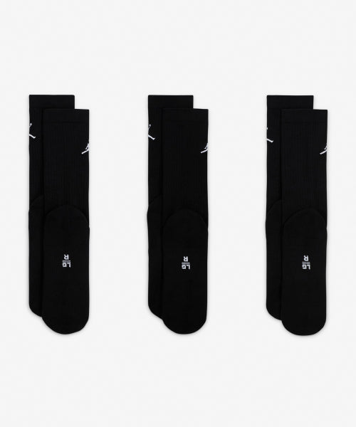 NIKE Nike Jordan Everyday Crew Socks - Black