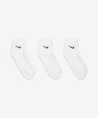 NIKE Nike Everyday Lightweight Training Ankle Socks - White