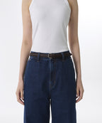 MUSINSA STANDARD WOMAN MUSINSA STANDARD WOMAN Women's leather weaving slim belt 20mm