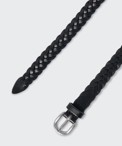 MUSINSA STANDARD WOMAN MUSINSA STANDARD WOMAN Women's leather weaving thin belt_15mm