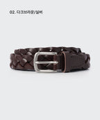 MUSINSA STANDARD WOMAN MUSINSA STANDARD WOMAN Women's leather bold weaving slim belt_20mm